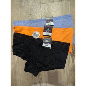 🥚3/30 NWT 3 pair No Boundaries Boyshort Panties XXL (19)